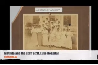 Matilda and the staff at St. Luke Hospital