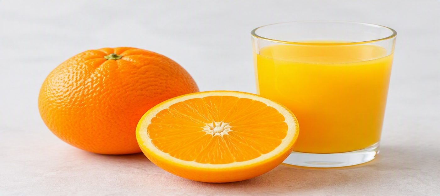 Illustration of what is inside an orange